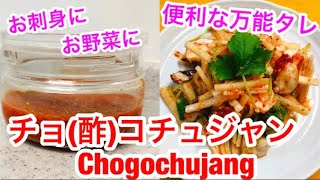 【チョ(酢)コチュジャン(Chogochujang/Korean red pepper paste with vinegar)】の作り方❣️with English subtitled