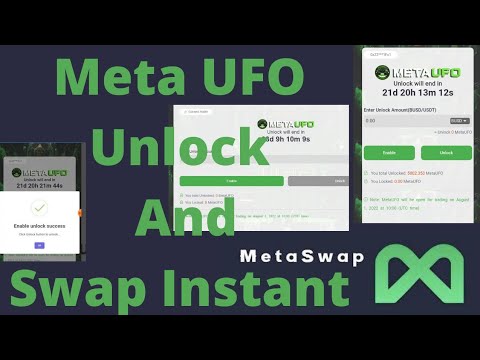 Meta UFO Token Unlock And Swap Instant || #meta #Meta_UFO_Token #metaufo #meta_ufo #cryptocurrency