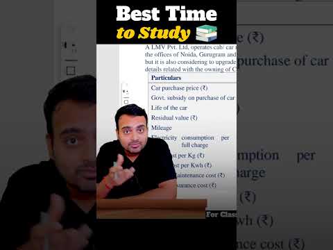 Best time to study. #caexam2024 #educationalvideo #viralshorts