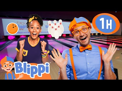 Blippi and Meekah's Bowling Ball Bash! | Animals for Kids | Educational Videos | Learn about Animals