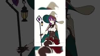 Witch Mumei - Timelapse #drawmei #holoctober #hololive #fanart