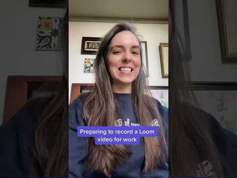 How do you prepare to record a Loom?