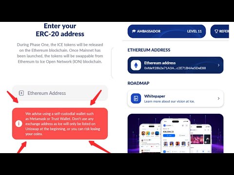 ICE NETWORK|HOW TO ADD  ETH_ERC-20 & ICE|use metamaske or trust wallet ⏩ to be tradable on uniswap 🤑