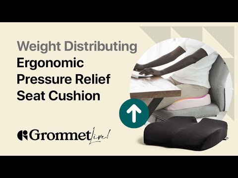 Relieve Sitting Discomfort with Ergonomic Pressure Relief Seat Cushion | Grommet Live