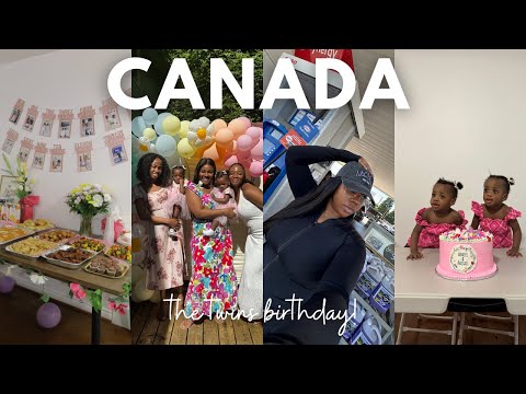 LIVING IN CANADA 2: MY NIECES ARE 1, The BEST SURPRISE, birthday PARTY,  PLANNING & SHOPPING