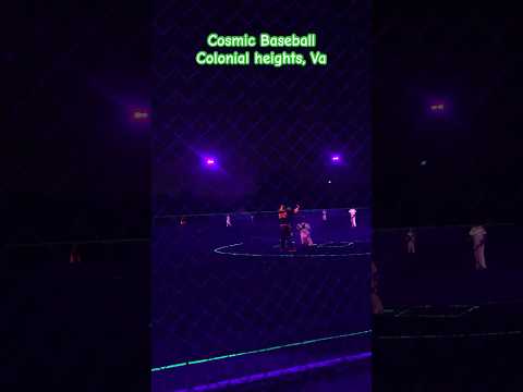 Coolest baseball game ever⚾️ Cosmic Baseball #cosmic #baseball #mustsee