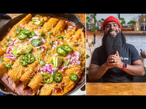 You'll WOW Everyone with these ONE SKILLET Enchiladas! | Vegan & Vegetarian Recipe Ideas