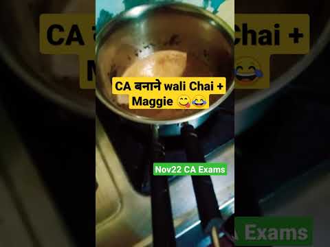 CA बनाने wali Maggi🍜 + Chai ☕️ || Whole Night Study🙇‍♂️✍️ Motivation