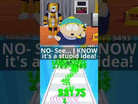 Cartman FREEZES HIMSELF to the FUTURE!? 😱🤣 #southpark #game #shorts (Season 10 Episode 13)