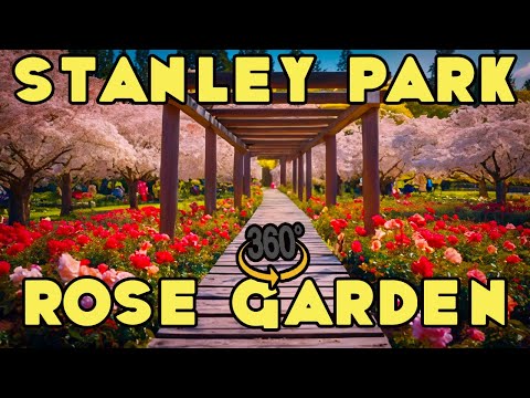 Stanley Park's Hidden Gem: Spring Blossoms & Rose Garden History | 360° Tour!