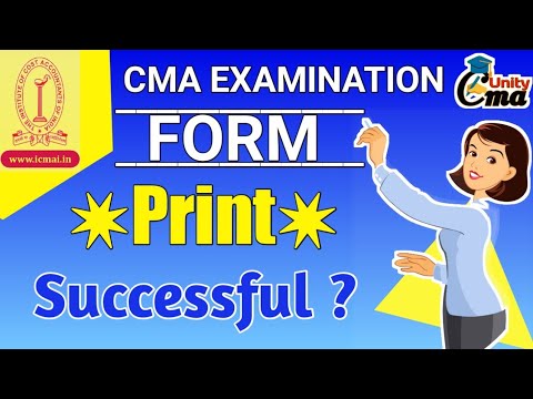 How to Download CMA Examination Form Print Out after Fill up