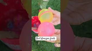 Best alternative for water balloons. #waterballs #waterballon