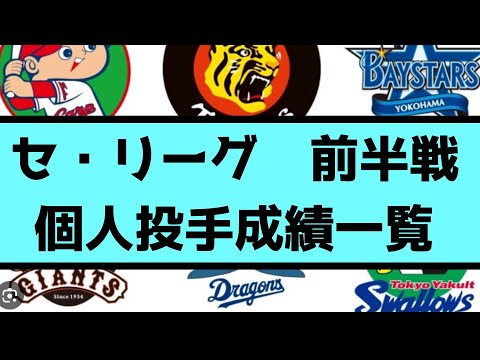 【プロ野球2024シーズン前半戦】個人投手成績一覧(セ・リーグ編)