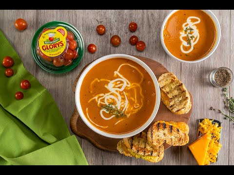 Tomato Soup with Grilled Cheese