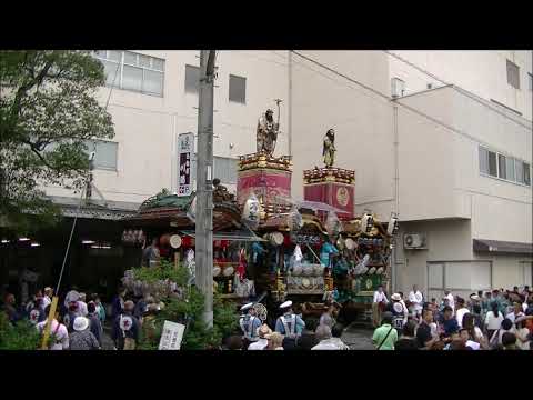 熊谷うちわ祭　２０１９年　八木橋裏の叩き合い（前半）