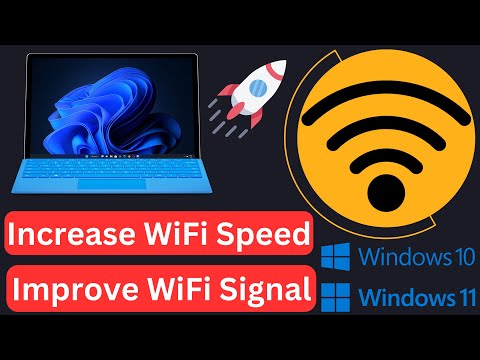 Make Your Laptop WiFi Signal Faster On Windows 11 | Increase WiFi Speed