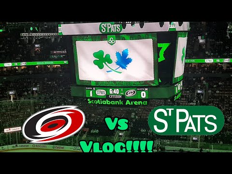 PREMIERE: Carolina Hurricanes Vs Toronto Maple Leafs (St.Pats) March 17th 2022 VLOG!!!!! (READ DESC)