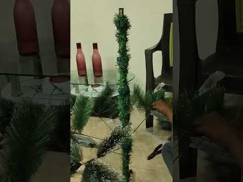 మా క్రిస్మస్ ట్రీ ఎలా సెట్ చేసామో చూసేయండి #christmastree #christmas #youtubeshorts #shorts #vlog