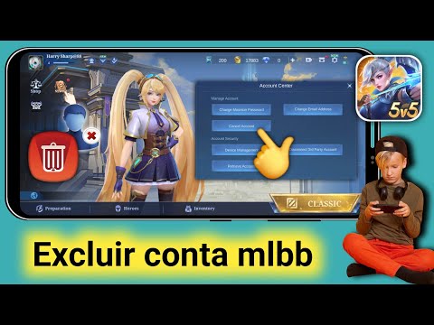 Como excluir sua conta do Mobile Legends?