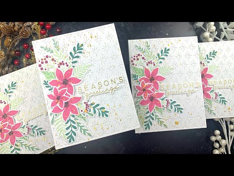 Simple Layered Stamping | CZ Design | AmyR 2023 Holiday Card Series #23