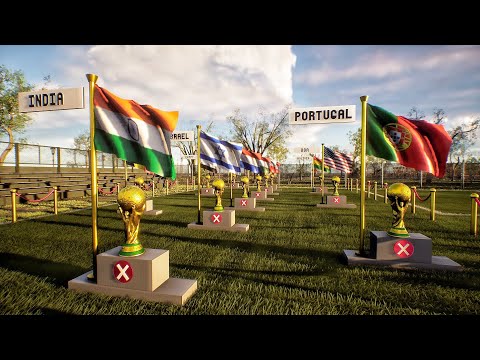 Countries that NEVER won FIFA World Cup 🏆❌