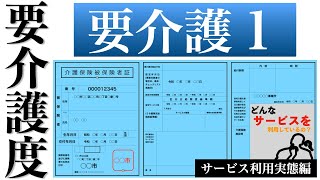 要介護1サービス利用実態編!どんなサービスを利用しているか？