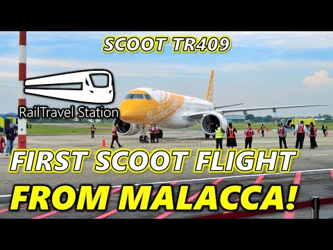 INAUGURAL SCOOT FLIGHT FROM MALACCA TO SINGAPORE! 🇲🇾✈️🇸🇬 Scoot TR409 Malacca → Singapore Changi T1