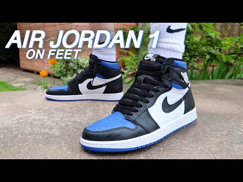 AIR JORDAN 1 Royal Toe On Feet!