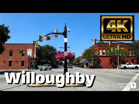 【4K】Willoughby Ohio - Day Walk - July 2024