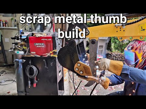 making a thumb for a 1 ton mini excavator