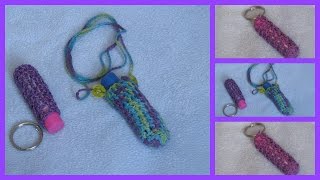 Crochet Lip gloss Holder/ Case