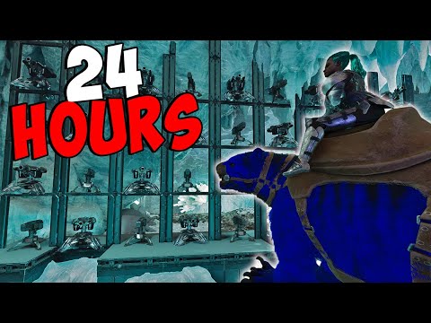 How We Raided An ICE CAVE For 24 HOURS STRAIGHT - Ark Small Tribes (Part 2)