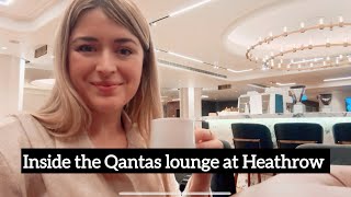 Qantas Lounge at Heathrow Terminal 3 London