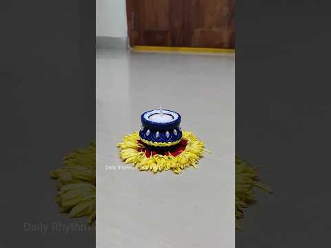 Diwali Diya Decoration Ideas 🪔🪔 I DIY Diya Pot Painting I Pot Diya for Diwali #shorts #diwali #diy