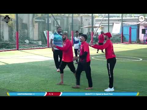 BEAUTY 11 vs ASHTAVINAYAK 11  (JETHVA BROTHERS PREMIER LEAGUE ( SEASON - 2 )