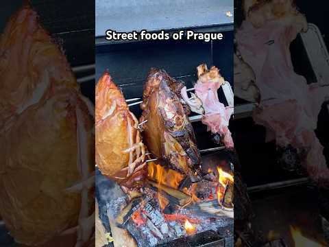 Tempting  Non veg Street foods  when we visited  "" Prague 😋😋 "" #food #foodie #cooking