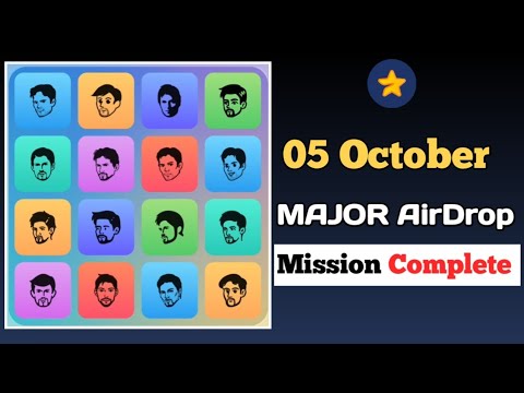 Major Daily Combo Puzzle Durov | 05 October Major Daily Combo  #majorairdrop #majorpuzzledurov