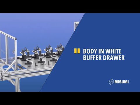 Solution for buffer drawer for the Body-in-white production - MISUMI Europa Automotive