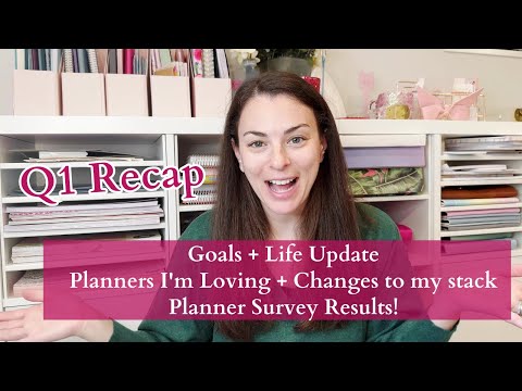 Q1 Wrap! | Planner Stack Changes & Favorites | Goals Check In + Life Update