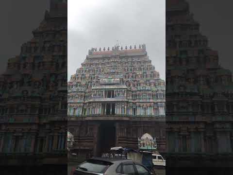 கனமழையில் பெரிய கோவில் கோபுரம்#travel video#tn50 #travelvlog #tvr #travel #travelblog #tourism