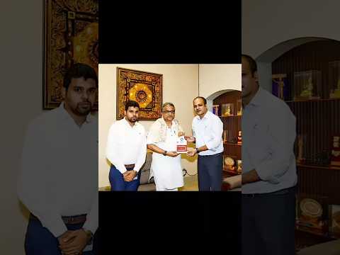 PayandServe Co-founder & EAI President Mr.Abhishek kr Meet Industry Minister Shri Nitish Mishra Sir.