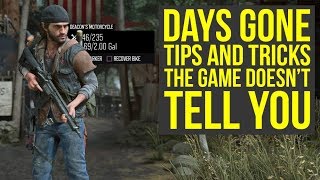 Days Gone Tips And Tricks The Game DOESN'T TELL YOU (Days Gone Secrets)