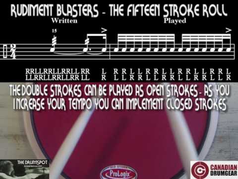 The Fifteen Stroke Roll - Canadian Drum Gear - DOUGMEOLA.COM / The DrumSpot