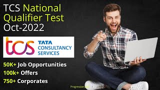 TCS National Qualifier Test 2022 | TCS NQT 2022 | Tata Consultancy Services NQT | Progressive Jobs