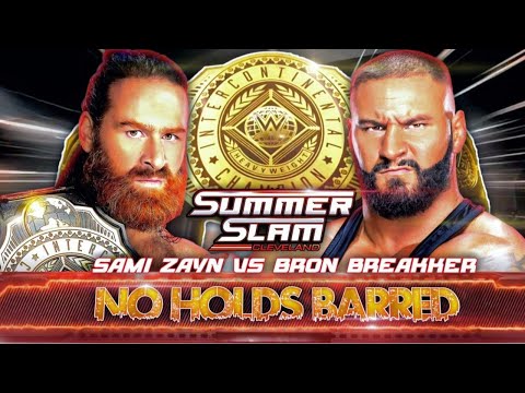 WWE 2K24 BRON BREAKKER VS. SAMI ZAYN #2024 #wwe #sports