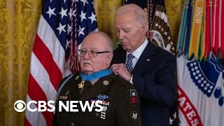 Biden awards Medal of Honor to Vietnam and Korean War veterans | full video