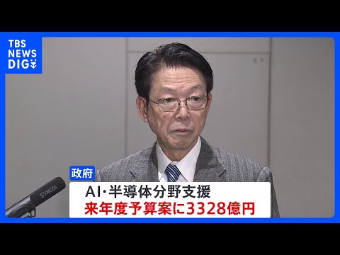 ラピダスへの出資も念頭　半導体・AI分野支援に約3300億円計上へ　来年度予算｜TBS NEWS DIG