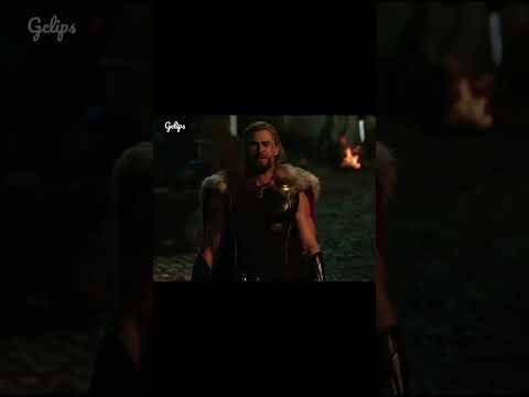 entry of thor in battle #mjolnir #love&thunder clips4