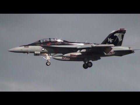 EA-18Gグラウラー初来日！ 2012年03月24日　厚木基地