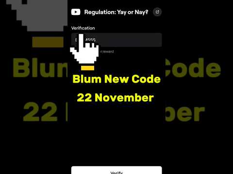 Blum New Code || #blu#airdrop #crypto